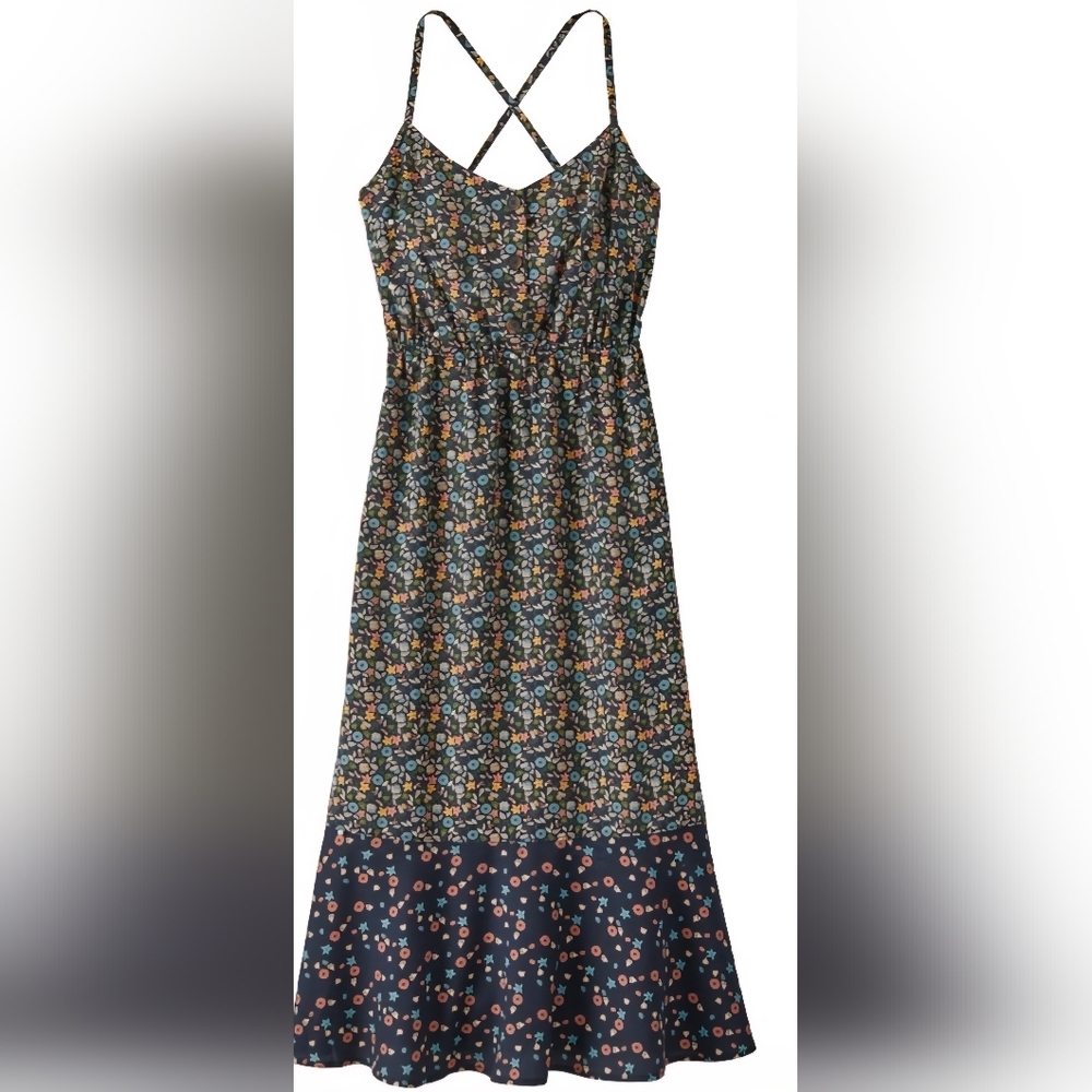 Patagonia Navy Floral Dress